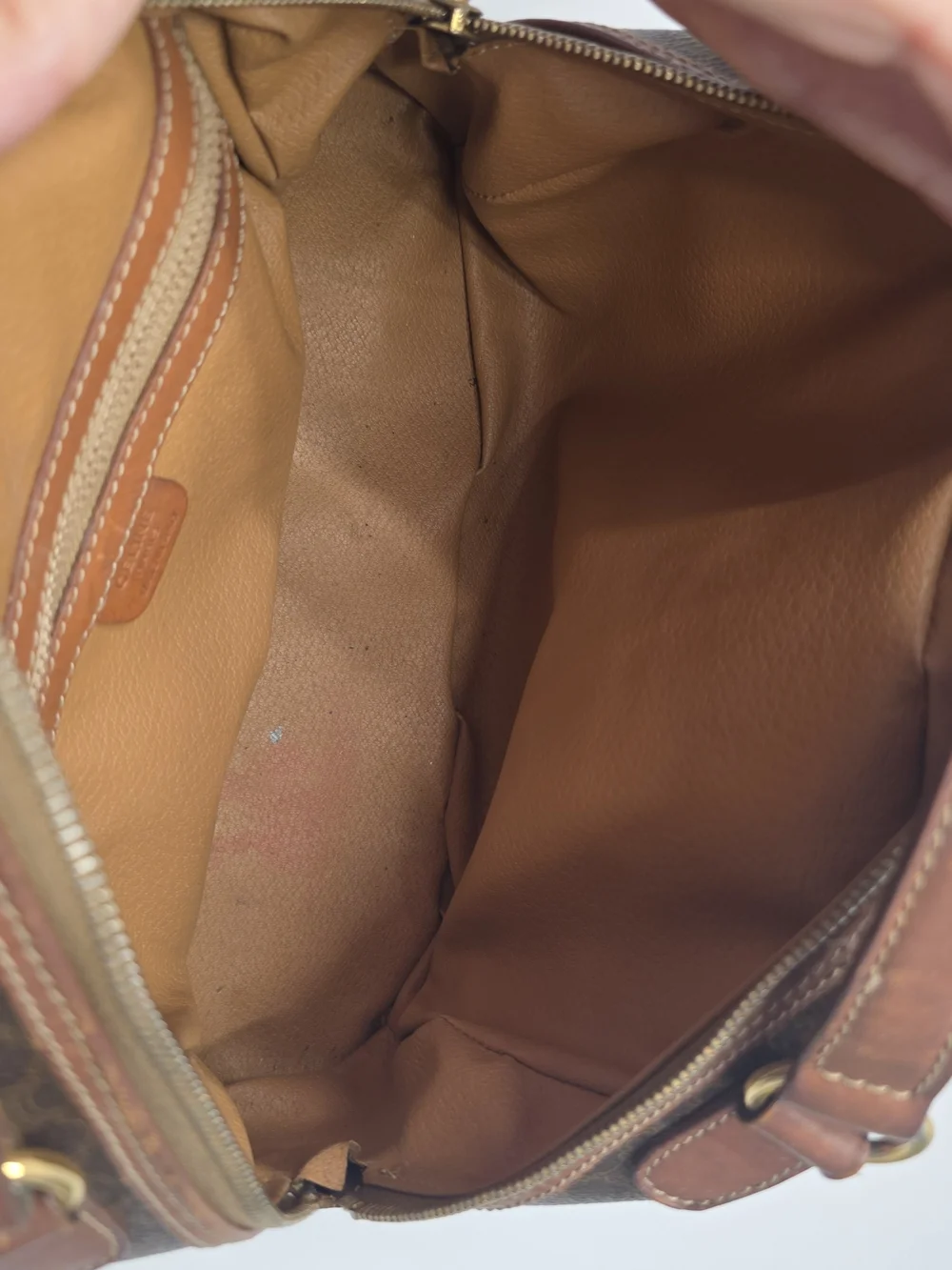 Vintage Celine Macadam Dome Bag